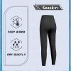 Seaskin Black Neoprene Wetsuit Pants Women-2