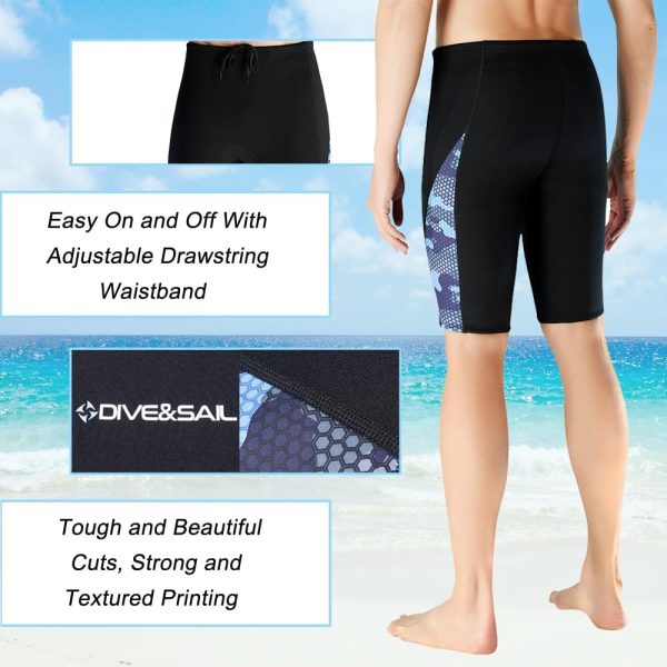 Skyone 2MM Neoprene Wetsuit Pants Shorts for Men Women-2