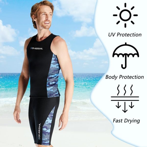 Skyone 2MM Neoprene Wetsuit Pants Shorts for Men Women-3