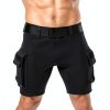 DIVE & SAIL Neoprene Wetsuit Shorts Black 3mm-1