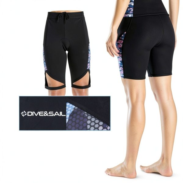 Skyone 2MM Neoprene Wetsuit Shorts Men Women-2