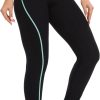Lemorecn Green/line Wetsuit Pants for Women-0