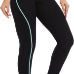 Lemorecn Green/line Wetsuit Pants for Women-0