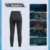 Seaskin Black Neoprene Wetsuit Pants Women-4
