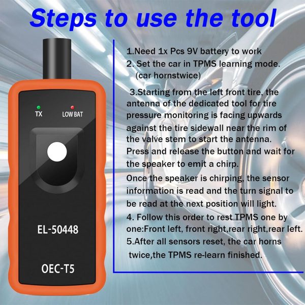 Honibaoto Tire Pressure Monitor Sensor Tool-4