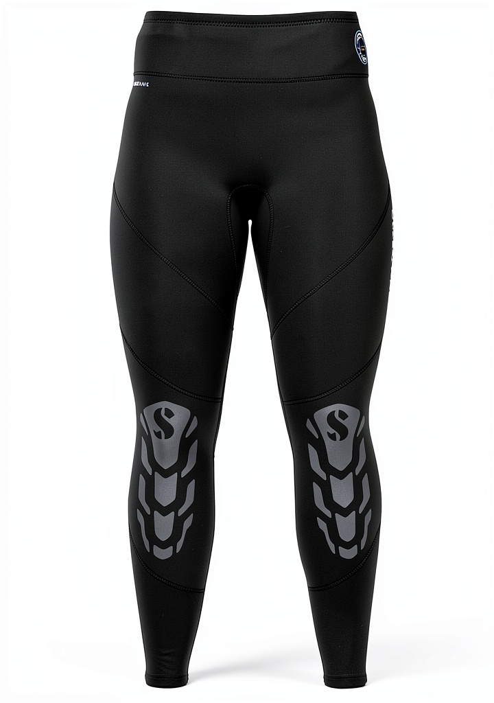 Woman wearing SCUBAPRO Everflex Yulex dive pants underwater