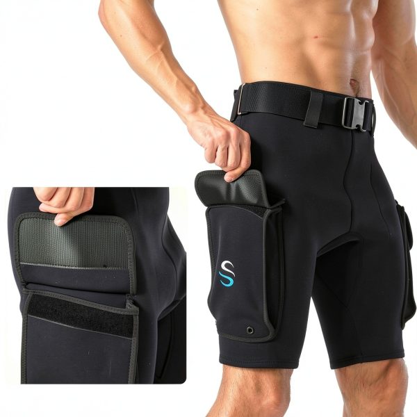 DIVE & SAIL Neoprene Wetsuit Shorts Black 3mm-3