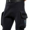 DIVE & SAIL Neoprene Wetsuit Shorts Black 3mm-0
