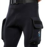 DIVE & SAIL Neoprene Wetsuit Shorts Black 3mm-0