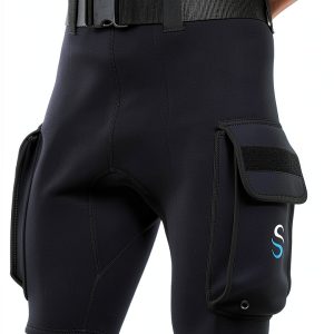 DIVE & SAIL Neoprene Wetsuit Shorts Black 3mm-0
