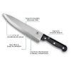 Moss & Stone 14‑piece Knife Block Set Stainless Steel Black-2
