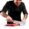 WIZEKA Kitchen Knife Set Block 15 Piece High Carbon Stainless Steel-7