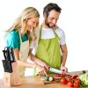 Moss & Stone 14‑piece Knife Block Set Stainless Steel Black-5