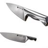 WIZEKA Kitchen Knife Set Block 15 Piece High Carbon Stainless Steel-3