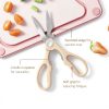 CAROTE 9 Pieces Kitchen Knife Block Set with Sharpener, Dishwasher Safe Knives for Kitchen, Forged Cutlery with Razor-Sharp Stainless Steel Blades, Pink-3